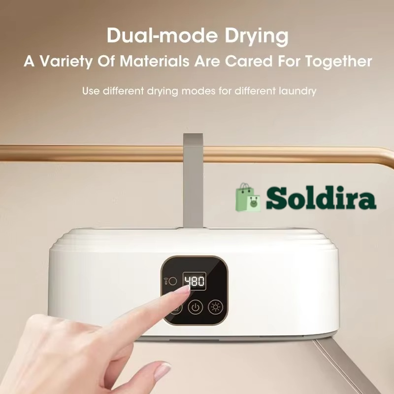 Sèche-linge pliable intelligent avec télécommande et fonction UV - Image 6