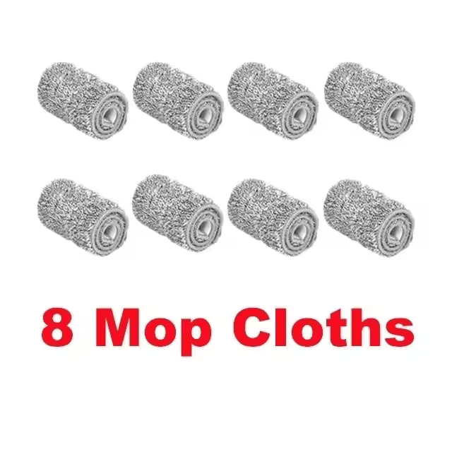 Vadrouille Plate Rotative 360° avec Seau Auto-Essoreur – 6 Tampons Microfibre - Image 3