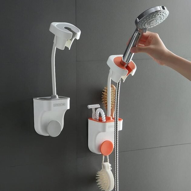 Support de Douche Auto-adhésif Ajustable